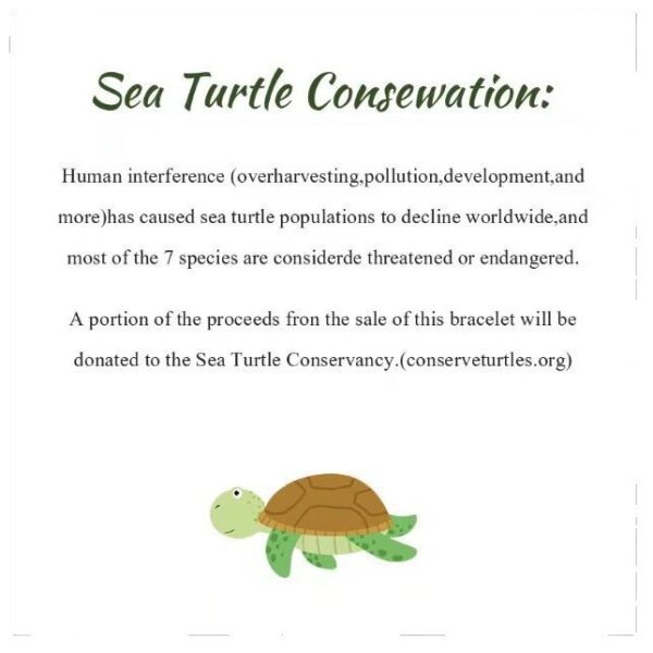 Wholesale 8mm natural stone turtle pendant elastic bracelet