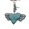 Wholesale Creative Diamond-Encrusted Heart Keychain