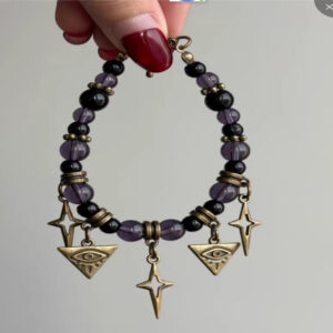 Four-pointed star bracelet