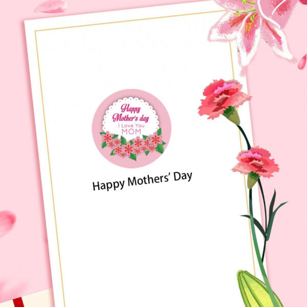 Wholesale Rolled Sticker Mother's Day Decoration Sticker