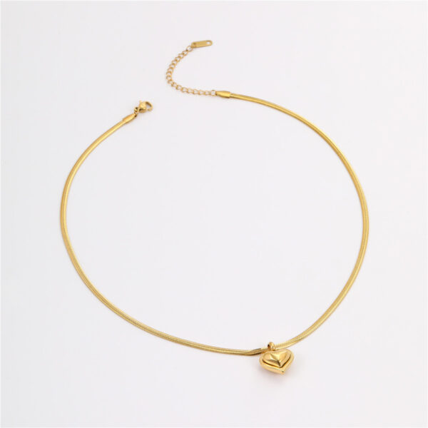 Wholesale Love Pendant Necklace Niche Design Stainless Steel Necklace