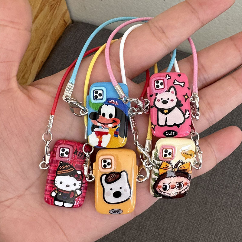 Wholesale Mini Cartoon Mobile Phone Doll Aessories