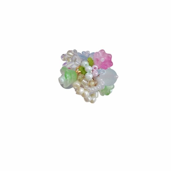 O1CN01rzIDeg1g1bnfwXgSX_2215525424082-0-cib Wholesale Pink and Green Fresh Flower Cluster Clay Through-Hole Beads DIY