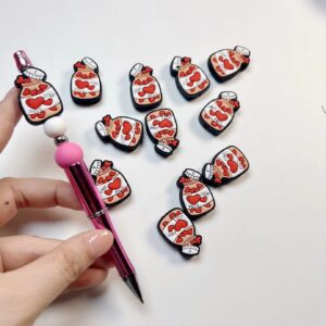 Wholesale 10PCS Silicone Cartoon Beads