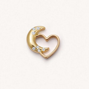 Crescent heart (single accessory)