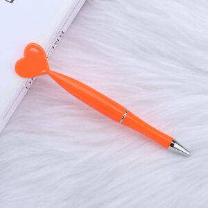 Black 1.0mm ballpoint pen / Fluorescent orange