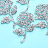 Wholesale Rose rhinestone embroidery DIY Patches
