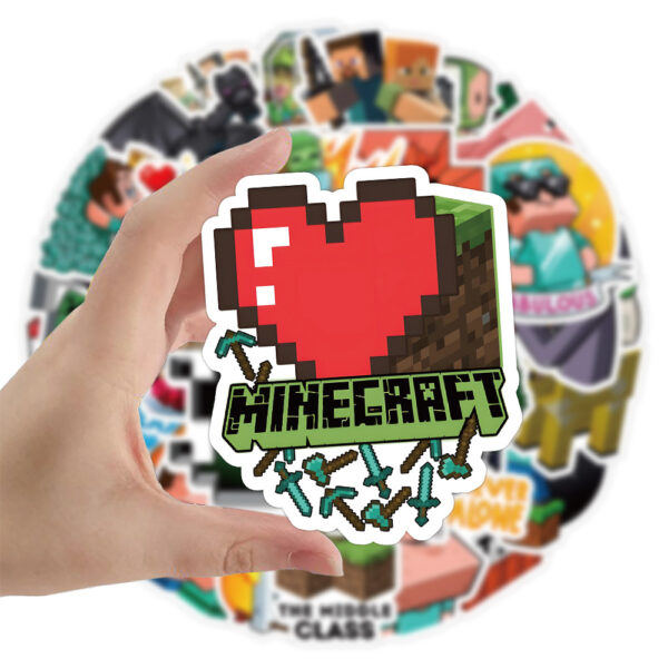 Wholesale 52 Cute Cartoon My World Waterproof Vinyl Stickers