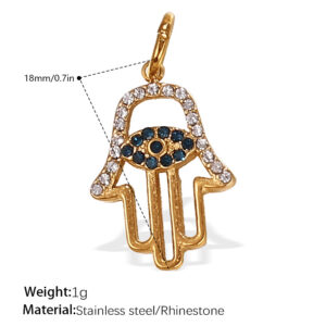 Pj316crg colored diamond gold pendant