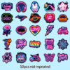 Wholesale 50 Cool Neon Pattern Cartoon Stickers