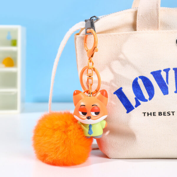 Wholesale Doll Fur Ball Keychain Couple School Bag Pendant OLY Exclusive