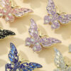 Wholesale 10pcs Alloy Spot Drill Butterfly Beads Bulk Beaded Jewelry Accessories