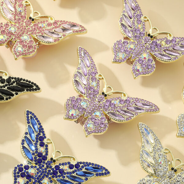 Wholesale 10pcs Alloy Spot Drill Butterfly Beads Bulk Beaded Jewelry Accessories