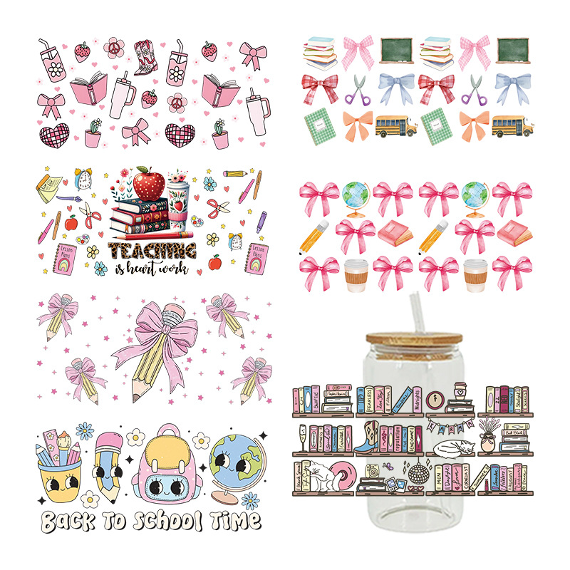 Wholesale UV Transfer Paste Glass Crystal Label Crystal Paste Cross-border Special Paste for 16oz Glass C 23cmX11cm