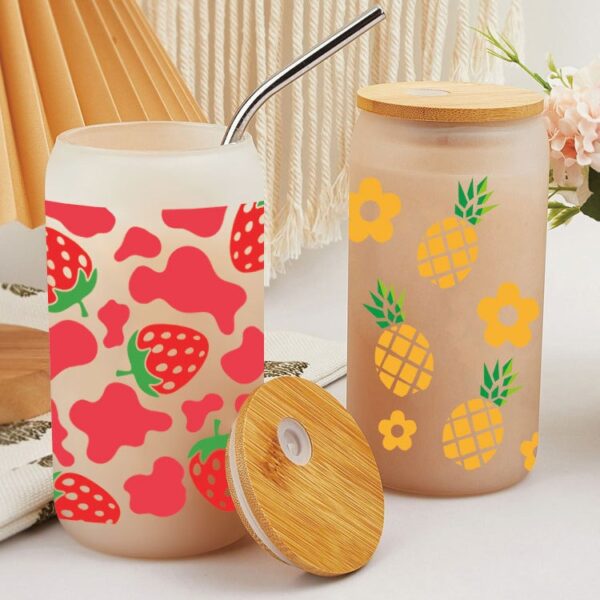 Wholesale UV Transfer Paste Glass Crystal Label Crystal Paste 16OZ UV DTF WRAPS 23cmX11cm