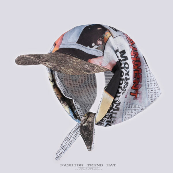 Wholesale Curved brim bandana baseball cap heavy duty hip hop headwrap hat