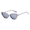 Wholesale Triangle Cat Eye Diamond Metal Women Sunglasses