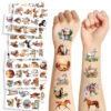 Wholesale 10pcs Children's Cartoon Fun Horse Temporary Tattoo Stickers