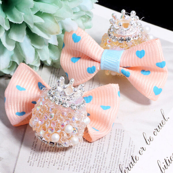 Wholesale Bow Beads With Straight Holes Crystal Beads