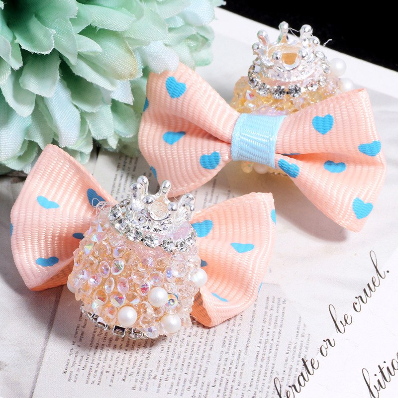 Wholesale Bow Beads With Straight Holes Crystal Beads
