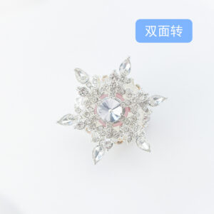 Snowflake translucent double-sided turning (1 piece