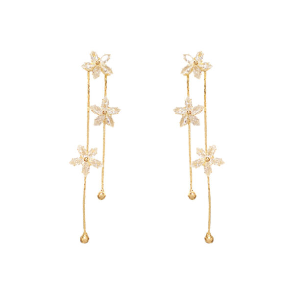 Wholesale Flower Earrings Luxury Earrings long fair earrings