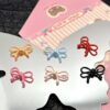 Wholesale Cute Ins Alloy Cut Out Rope Bow Separated Beads DIY