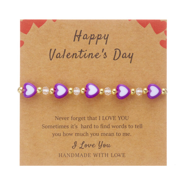 Wholesale Valentine's Day Bohemian Love Soft Ceramic Bracelet
