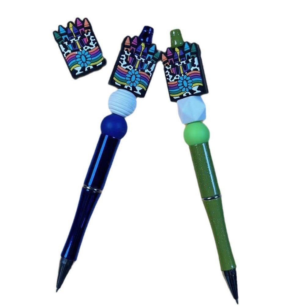 Wholesale Creative Colored Pens Silicone Beads