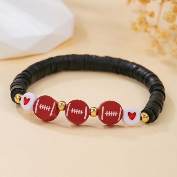 O1CN01sNl1Kg24FOYADoX18_2215896657361-0-cib Wholesale Sports Ball Basketball Baseball Football Soft Pottery Acrylic Bracelet