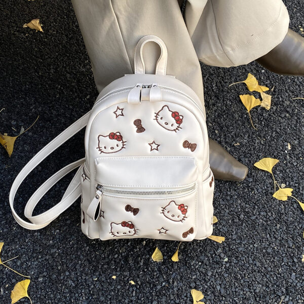 Wholesale Cute Embroidered Cartoon Cat Backpack OLY Exclusive