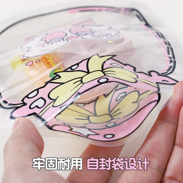 Wholesale Cartoon Cute Ziplock Transparent Storage Bag