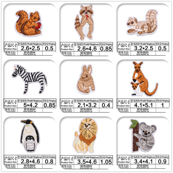 O1CN01sQ3pQU1DmD41nIuyw_2201280300258-0-cib Wholesale Cute cartoon animal embroidery DIY patches