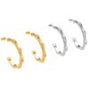 O1CN01sSvb8b2CgQrRE4LjF_2220186478503-0-cib Wholesale Zirconia-set brushed bamboo-shaped earrings for women