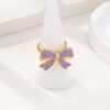 Wholesale 1 Piece/4 Piece Set Oil Dropping Bow Ring