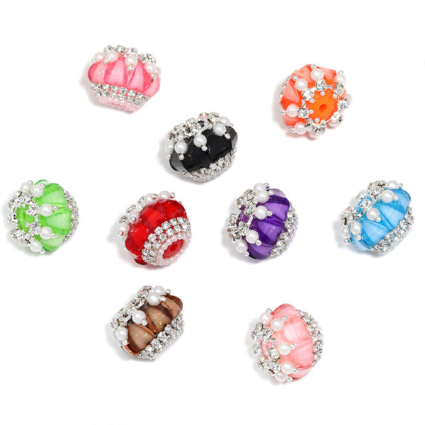Wholesale Colorful Love Lantern Ball Acrylic Fine Sparkling Beads