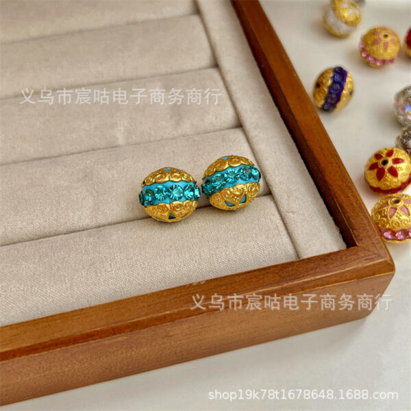 O1CN01sTgcTv1g1bc63eXu1_2215525424082-0-cib Wholesale 10pcs diamond-encrusted flower ball clay diamond balls