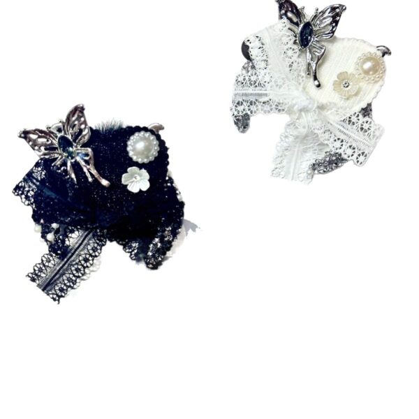 Wholesale Heavy Industry Dark Style Bow Moon Bead Pen DIY Accessories Beads