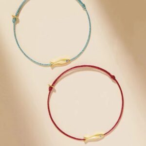 Wholesale Lucky Koi Braided Rope Ultra Thin Bracelet