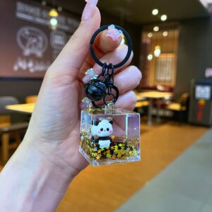 Black Hardware [Large Square] Black Gold Panda / Quantity 1 is 1