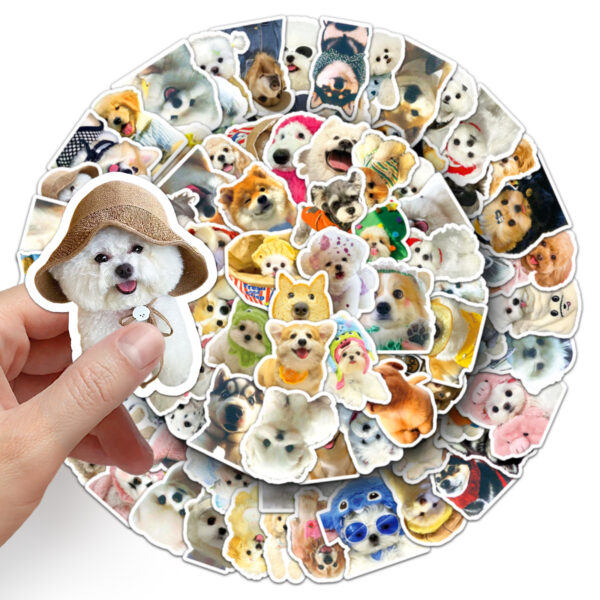 Wholesale cute dog cartoon stickers