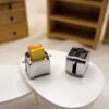Wholesale Doll Accessories: Simulation Mini Alloy Bread Maker Kitchen Scene