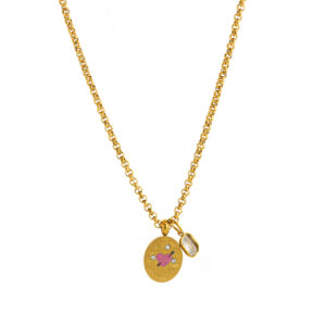 Love necklace (with zircon)