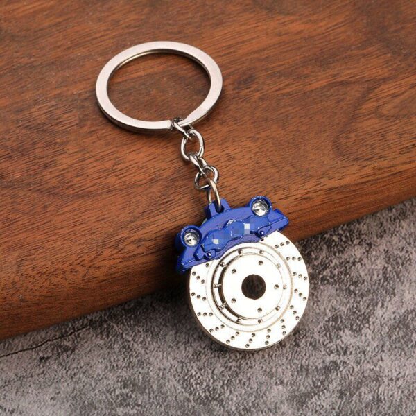 Wholesale Creative brake discs wheel hubs calipers metal keychains