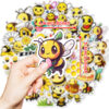 Wholesale 50 yellow cute cartoon bee stickers
