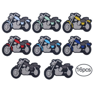 Wholesale 10pcs Cartoon Motorcycle Focal Beads
