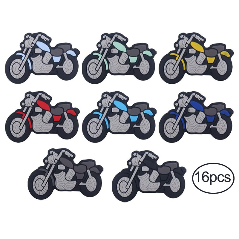 Wholesale Cartoon Motorcycle Focal Beads
