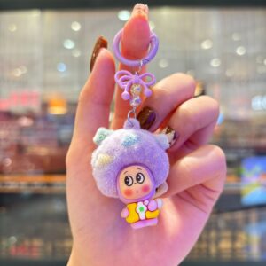 Afro star—purple / 4.8*4cm