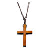 Wholesale Cross Necklace Coffee-Colored Necklace