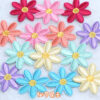 Wholesale Macaron colored sunflower daisy embroidery DIY Patches
